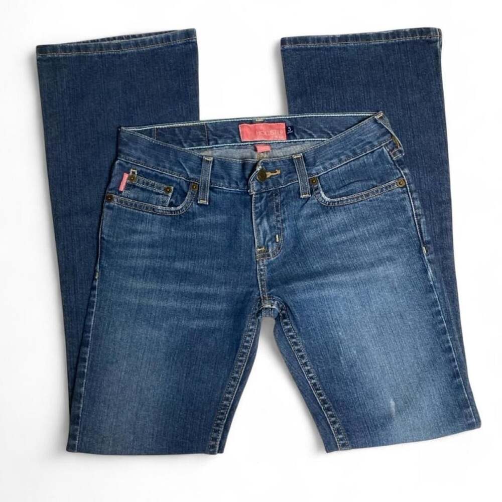 Hollister Y2K Low Rise Flare Bootcut Jeans Medium Wash Size 3 Short